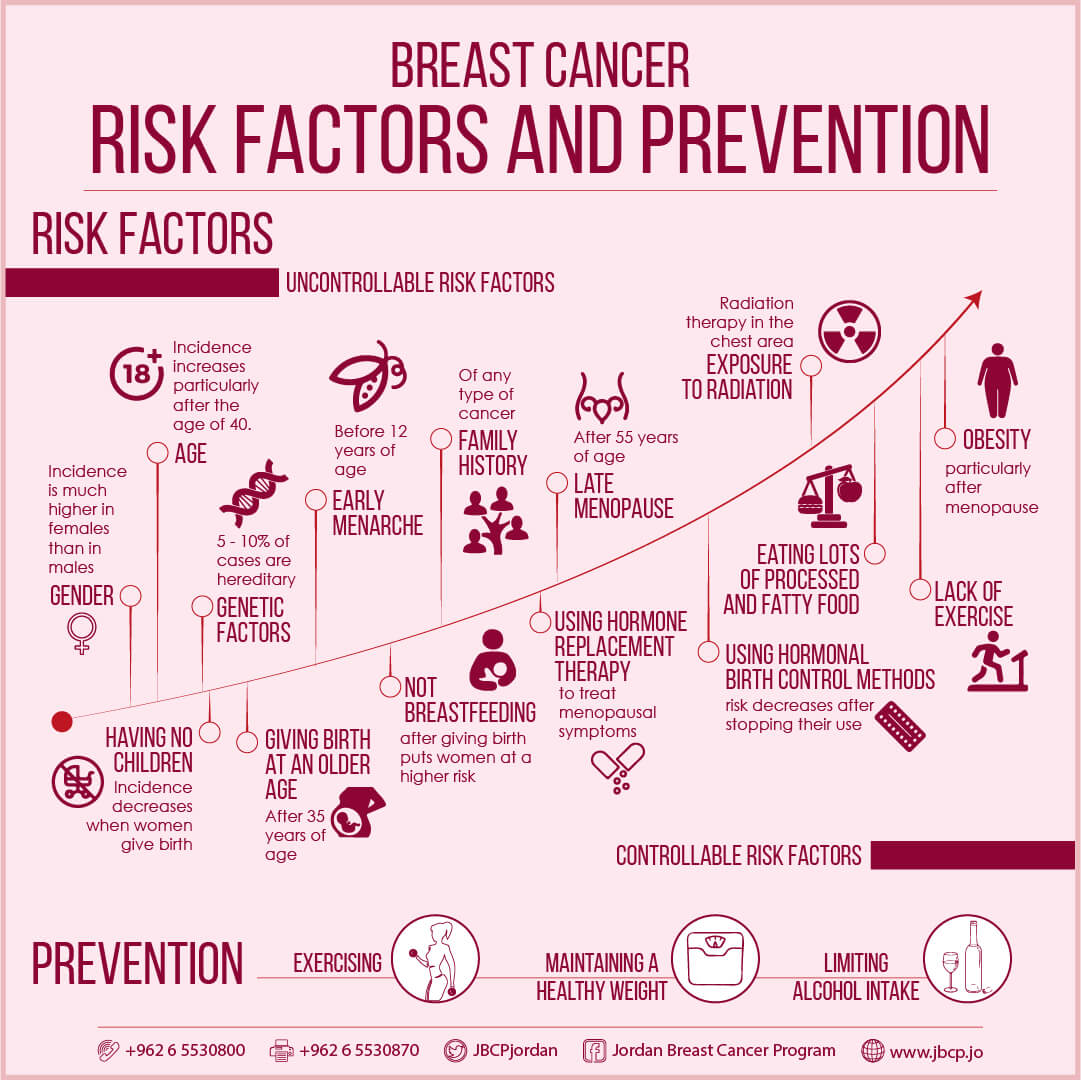 Risk Factors And Prevention Jordan Breast Cancer Program